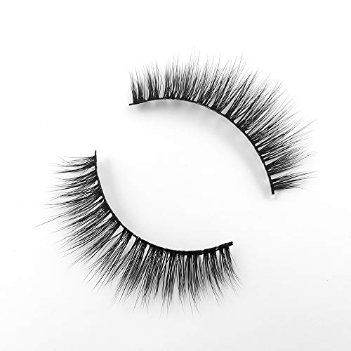 EDA LUXURY BEAUTY CATCH 3D Faux Mink False Lashes | Super Soft Natural Look | Light Volume | Medium Long Length | Eyelash Extensions | Flare Fluffy Spiky Effect | Vegan & Cruelty-Free | Fake Eyelashes 3 EDA LUXURY BEAUTY CATCH 3D Faux Mink False Lashes | Super Soft Natural Look | Light Volume | Medium Long Length | Eyelash Extensions | Flare Fluffy Spiky Effect | Vegan & Cruelty-Free | Fake Eyelashes