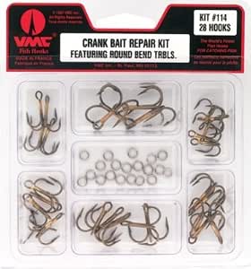 replacing treble hooks on crankbaits