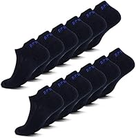 Fullluwaa 6/12 Paar Sneaker Socken Herren Damen Kurze Halbsocken Sportsocken Männer Baumwolle