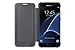 Samsung Galaxy S7 Case S-View Clear Flip Cover - Black (NOT FOR S7 EDGE)