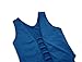 MISFONDLE Women's Sexy Bodycon Bandage Lace up Midi Club Dress Dark Blue