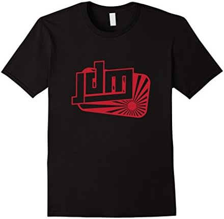 Mens JDM Flag Tshirt for men Japanese cars, drifting, racing Large Black