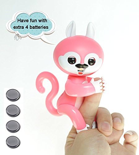Electronic Pet Baby Squirrel, Birthday Toys for Fun -Valentines Day -Gifts for her, Cool Presents for 4 5 6 7 8 9 Years Kids Boys Girls, Interactive Finger Animal Puppet, Plaything Bauble Gadgets