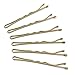 Dofash 5CM/2In Wavy Bobby Pins Blonde Hair Pins Bulk Metal Hair Grips for Women 260pcs (Blonde)