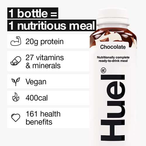 Huel ReadytoDrink Chocolate Meal Replacement Drink High Protein