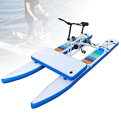Bicicletta d'acqua, canottaggio acquatico, motoscafo gonfiabile per kayak per il lago, biciclette per il tempo libero dell'acqua del parco, strutture per il divertimento acquatico, pedalò gonfiabile