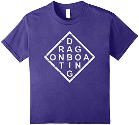 Kids Stylish Dragon Boating T-Shirt 8 Purple
