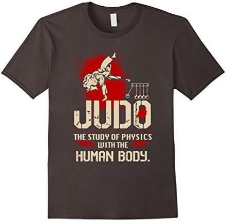 Mens Judo T shirt - Judo Shirt XL Asphalt