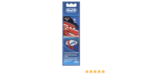 Refil para Escova Elétrica Oral-B Disney Pixar Cars 2  (4210201338475)