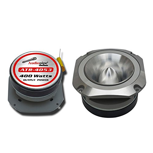 2) Audiopipe ATR-4053 400W 4-8 Ohm Chrome Aluminum Stereo Car Audio Tweeters