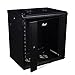 Rosewill Professional 12U Wall mount Cabinet Enclosure 19-Inch Server Network Rack With Locking Glass Door 16-Inches Deep Black (RSWM-12U001)