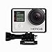 Wealpe Frame Mount Housing with Lens Cover and Protective Lens for GoPro Hero 4, 3+, 3 Cameras