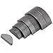 Metal Woodruff Keys Semicircle key Wedges Assortment Disc Fastener Set Different Sizes Fasteners for Mechanical Industry 80 Pcs