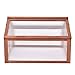 LHONE Double Garden Boxes Outdoor Raised Portable Wooden Cold Frame Greenhouse Raised Garden Beds Planter Vegetables Protectionthumb 4