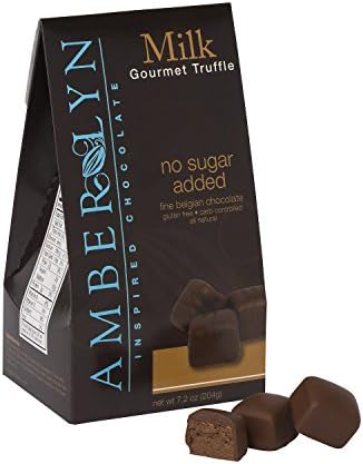 Milk Chocolate Orange Gourmet Truffles - No Sugar Added (7.2 oz bag)