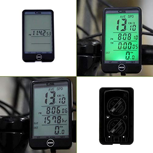 Tmalltide Digital Wired Touch Screen Bike Bicycle Computer Odometer Speedometer