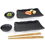 Happy Sale, 6 Piece Japanese Style Sushi Plate