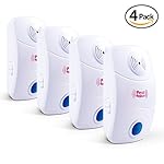 Electronic Pest Repeller, Ultrasonic Mice Repellent 4 Pieces for Home and Business, Plug in Pest Control Against Roaches, Mosquitoes, Flies by Ansbro