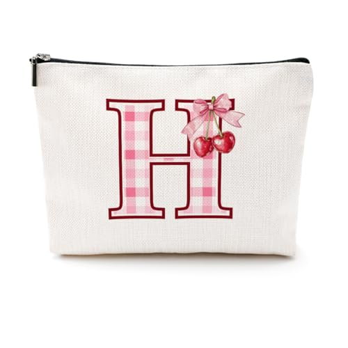 CQM Cherry Initial H Makeup Bag