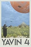 Yavin 4 Rebel Base Fantasy Travel Movie Poster 12x18