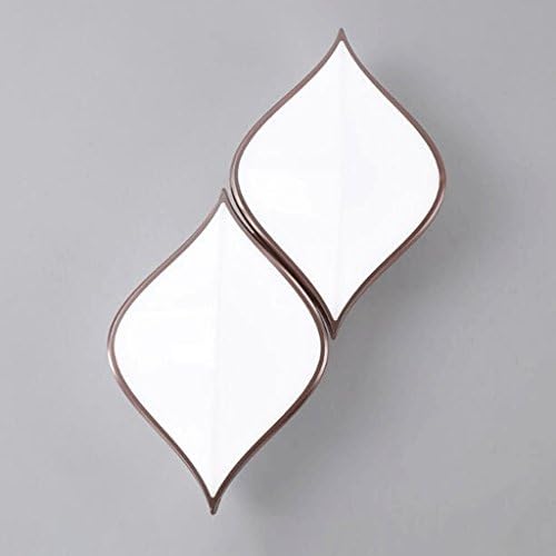 GAOLILI Simple Modern Aisle Light Rose Gold Balcony Lamp Living Room Bedroom Study Wall Light Petal Wall Light Surface Mounted Aisle Light Simple and Elegant (Color : White Light 12w)