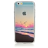 Iphone 6 6s Case Heavy Duty TPU Bumper Semi Transparent Back Cover Ocean