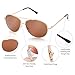 LotFancy Aviator Sunglasses for Kids, UV400 Protection Lens and Lightweight Metal Pilot Frame, Children Sun Glasses with Case, Gifts for Little Girls Boys Juniors Teenagers