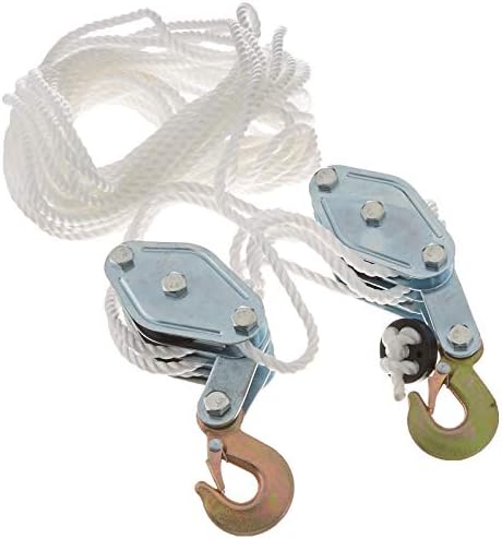 Generic Rope Pulley Block And Tackle Hoist
