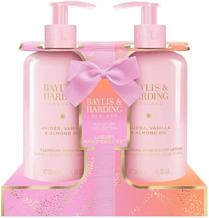 Baylis & Harding Jojoba, Vanilla & Almond Oil Luxury Hand Care Gift Set - Vegan Friendly