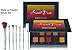 Beauty Glazed 15 Colors Sunset Dusk Eye Shadow Professional Matte Eyeshadow Palette With Intense Pigment Long Lasting Warm Color Eyeshadow Palette Collection With 7 Pcs Makeup Brushes set