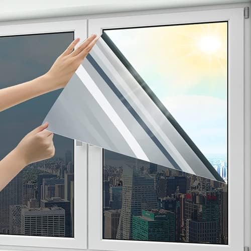 One Way Window Film Daytime Privacy Window Tint,Heat Control Anti UV Reflective Window Mirror