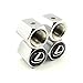 iDoood Lexus Anti-theft Chrome Car Wheel Tire Valve Stem Caps