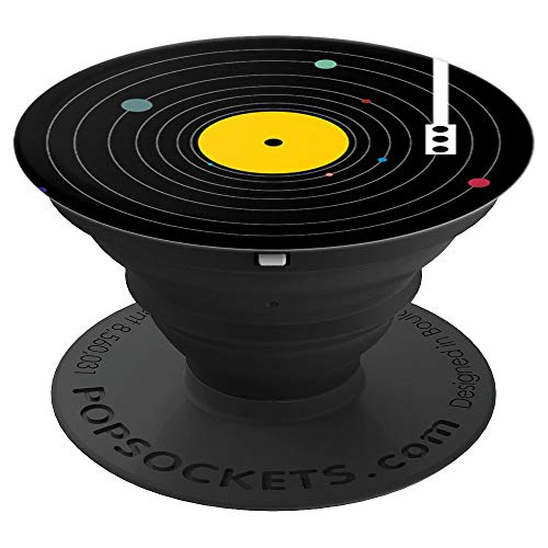 Vinyl Record Solar System Retro Pop Socket Popsockets Popgrip