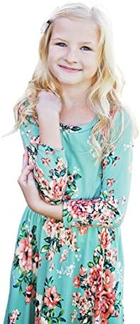 Chrome Classic Felicity Midi Dress w/3/4 Sleeve (Large, Mint)