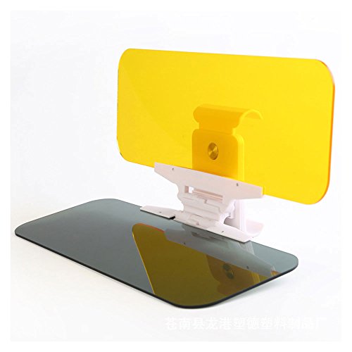 niceeshop Car Sun Visor Extension, 2018 Version 2 in 1 HD Day and Night Car Windshield Visor Eye Protector with Anti-UV/Anti-Dazzle/Anti-Glare Windshield Extender