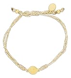 Inspirational Breathe Bracelet, Adjustable (Gold Tone on Metallic Gold)