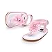 Voberry Baby Infant Girls Flower Pearl Princess Sandals Soft Sole First Walker Crib Shoes (0~6 Month, Pink)