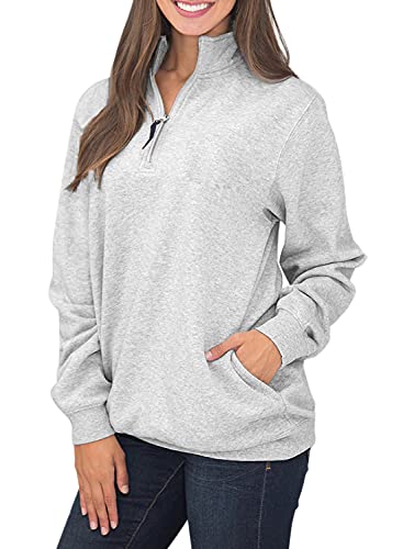 fuzzy quarter zip pullover