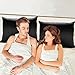 100% Pure Natural Mulberry Silk Pillowcase for Hair and Skin-Hidden Zipper Included-Standard20''x26''Black