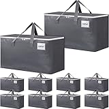 BlissTotes Large Moving Boxes with Zippers