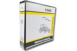 AGPUBS Service Repair Manual for Ford 345C 445C 545C Tractor Loader Shop Book