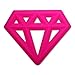 Little Standout Baby Teething + Infant Teething Toys, 100% Silicone Teether, BPA Free Chew Toys for Babies: The Natural Alternative to Baby Teething Tablets for Teething Relief - Diamond Pink