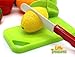 Little Treasures Cutting Fruit Set Chopping Board and Toy Fruit Features 2 Piece Pretend Cut in Half Fruits & Cutting Board with Pretend Chopping Knife