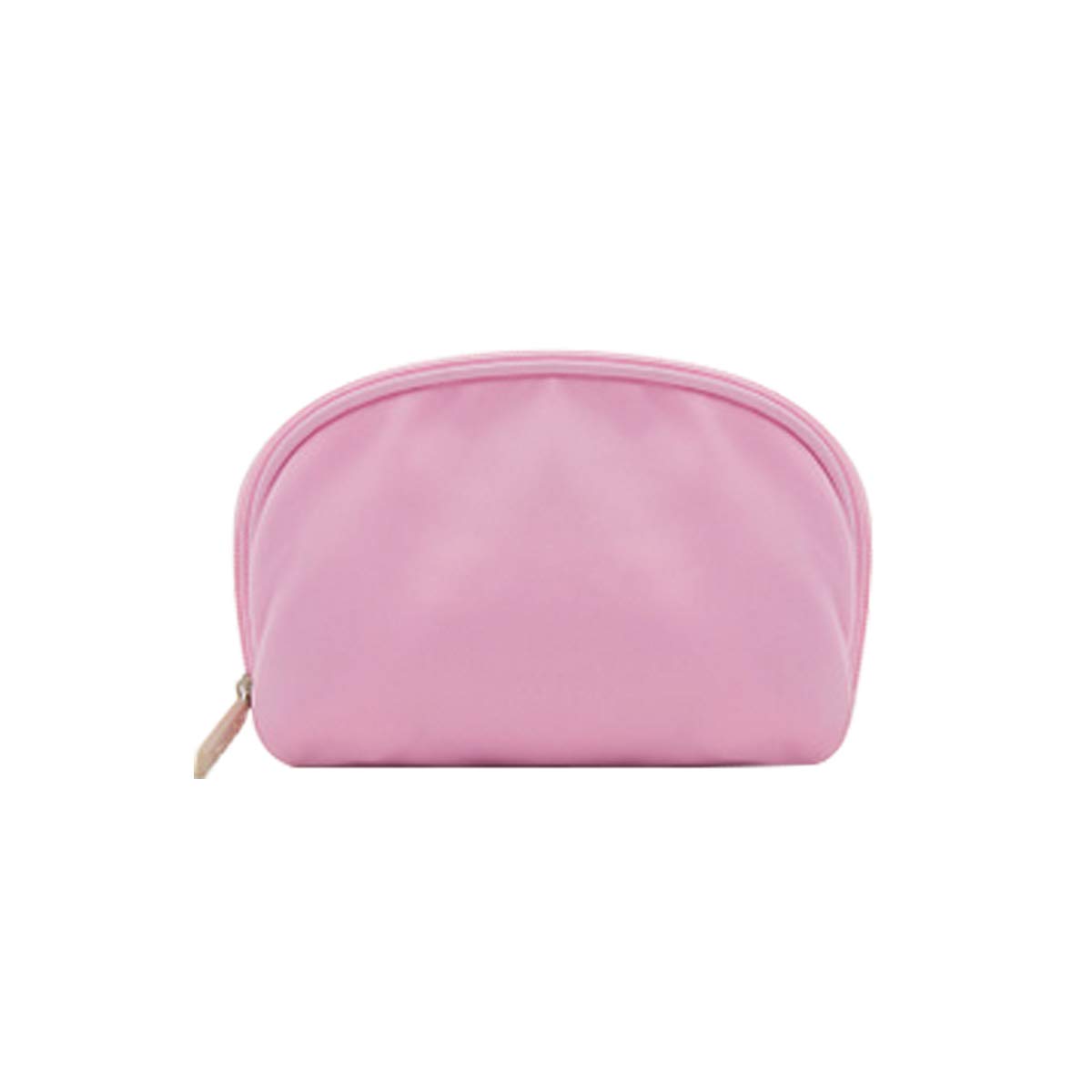 Jshend Half Moon Shell type Cosmetic Beauty Bag Travel Handy Organizer Pouch (Pink)