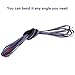65.6 ft 4 Color 22 AWG RGB Extension Cable Line for LED Strip RGB 5050 3528 Cord 4pin wire