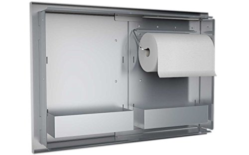 Sunstone B-DD30 Double Raised Doors for Stone Island with Shelves, 30-Inch
