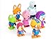 Korea animation Pororo 7 Friends figures SET Walking dolls collection gift toy
