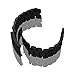 XIEMIN 22mm Stainless Steel Watch Band Strap Bracelet for Motorola Moto 360 1st gen Smart WatchFree Screen Protector and Spring Bar Jeweler Tools (Black)