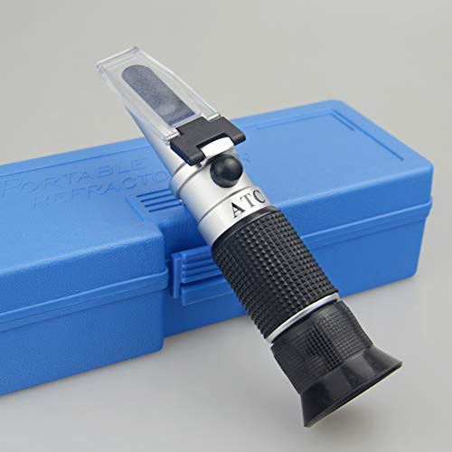 Honey Refractometer For Honey Moisture, Brix And Baume, 3in1 Uses, 5890 Brix Scale Range