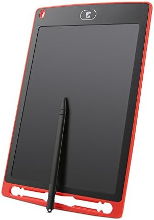 Hygge New LCD Writing Tablet, 8.5 Inch Electronic Drawing and Writing Board for Kids & Adults, Handwriting Paper Doodle Pad for School and Office with Magent Included Use as Fridge Board (Red)